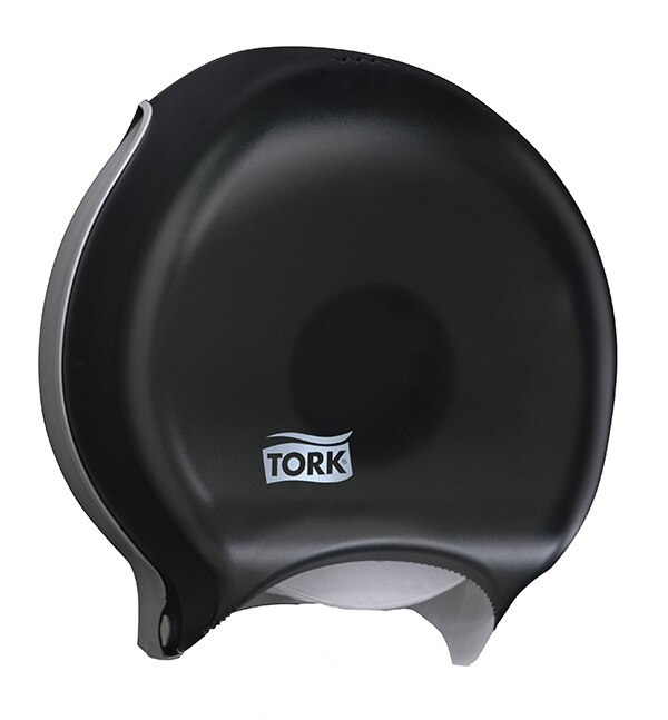 NEW NIB TORK 56TR 9" PLASTIC TWIN JUMBO BATH TISSUE TOILET PAPER ROLL DISPENSER 