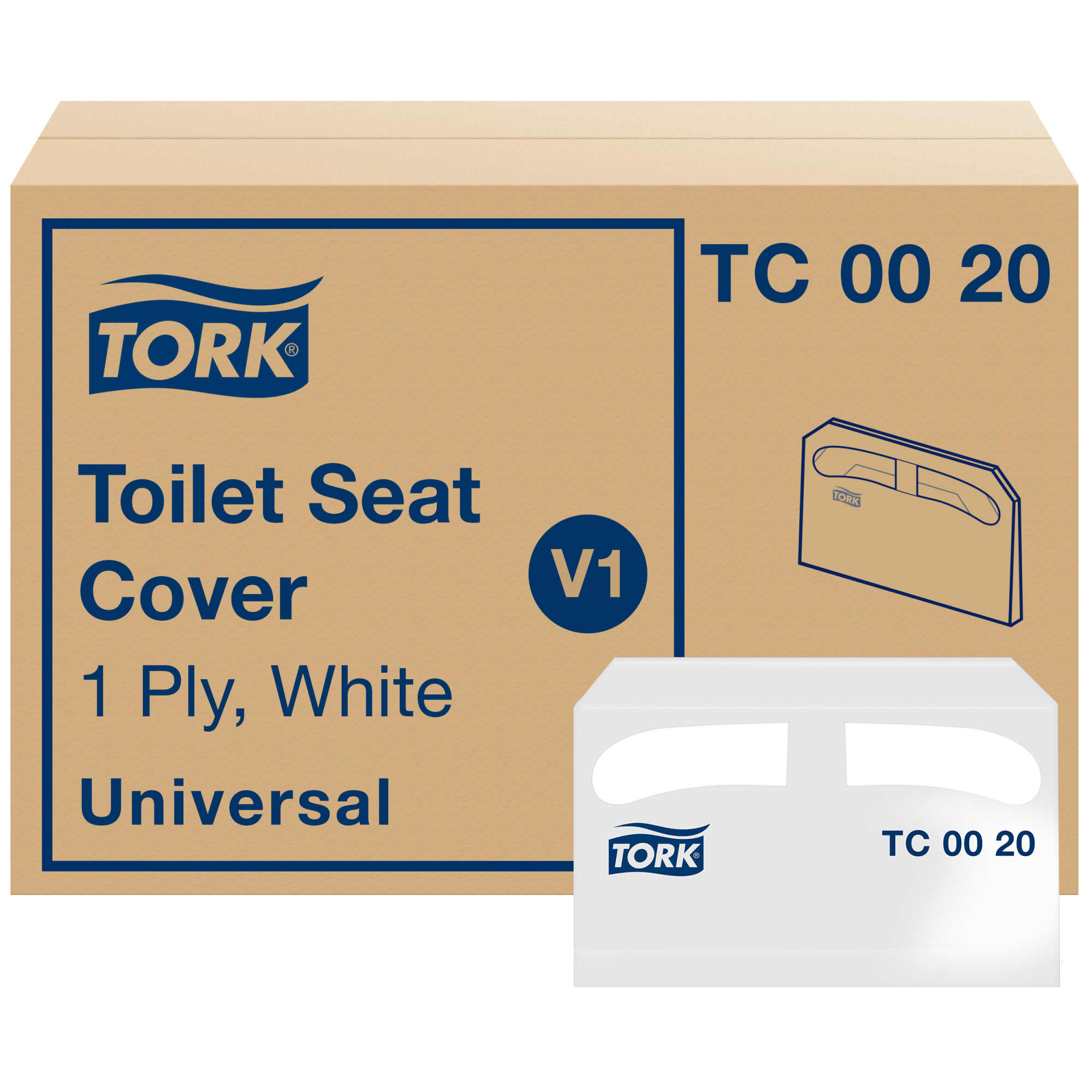 Tork Toilet Seat Cover White