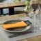 Tork Premium LinStyle® Tovagliolo Dinner arancione (piegato in 8)