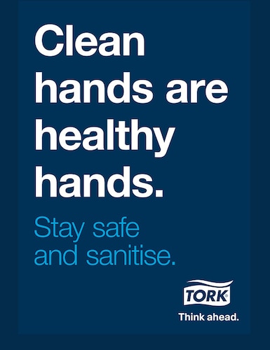 Clean hands are healthy hands poster thumbnail