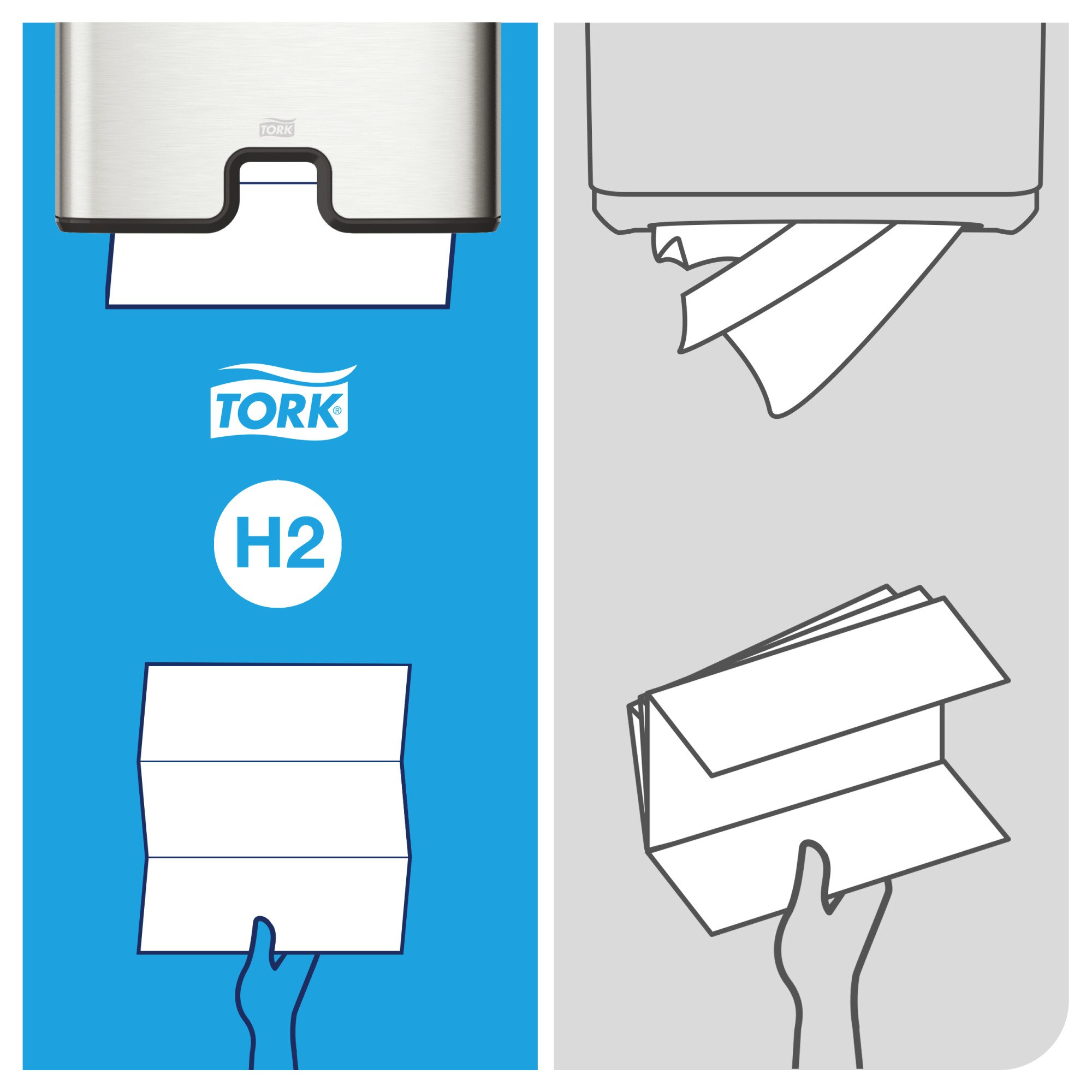 Tork Xpress® Soft Multifold Hand Towels White H2