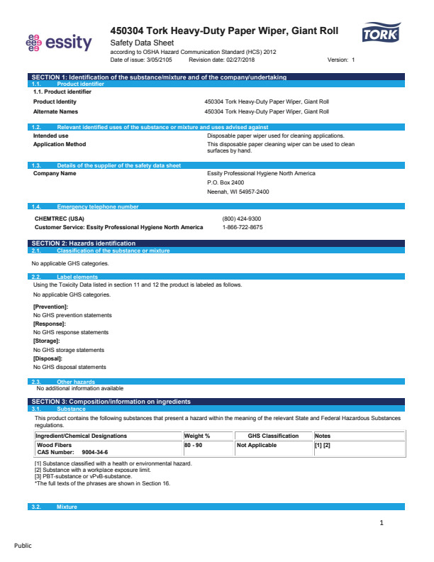 Safety Data Sheet