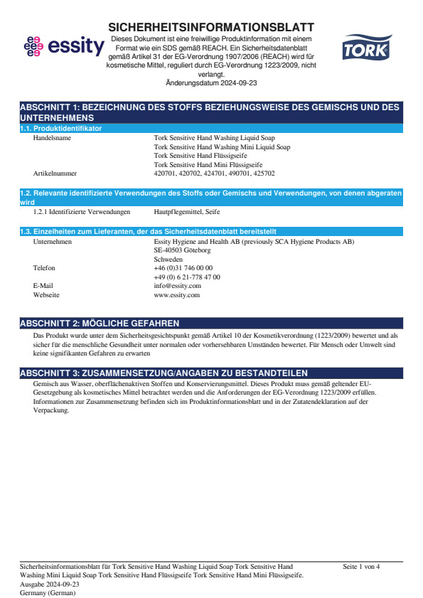 Safety Data Sheet