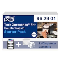 Tork Xpressnap Fit® Counter Napkin Dispenser Starter Pack 