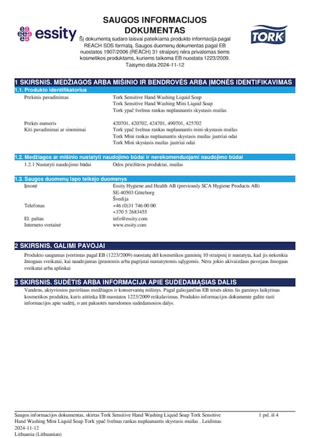 Safety Data Sheet