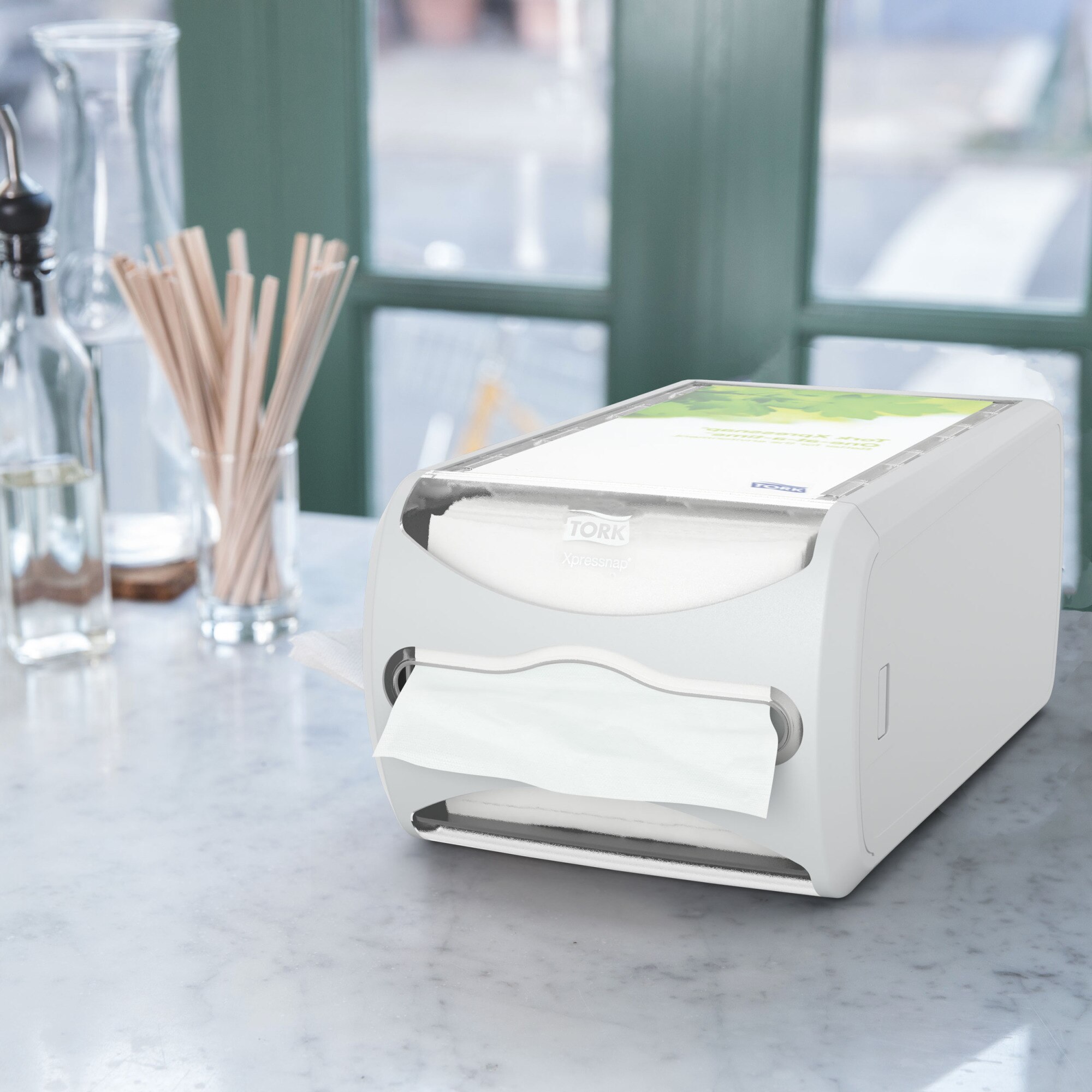 Tork Xpressnap® Countertop Napkin Dispenser Gray N4