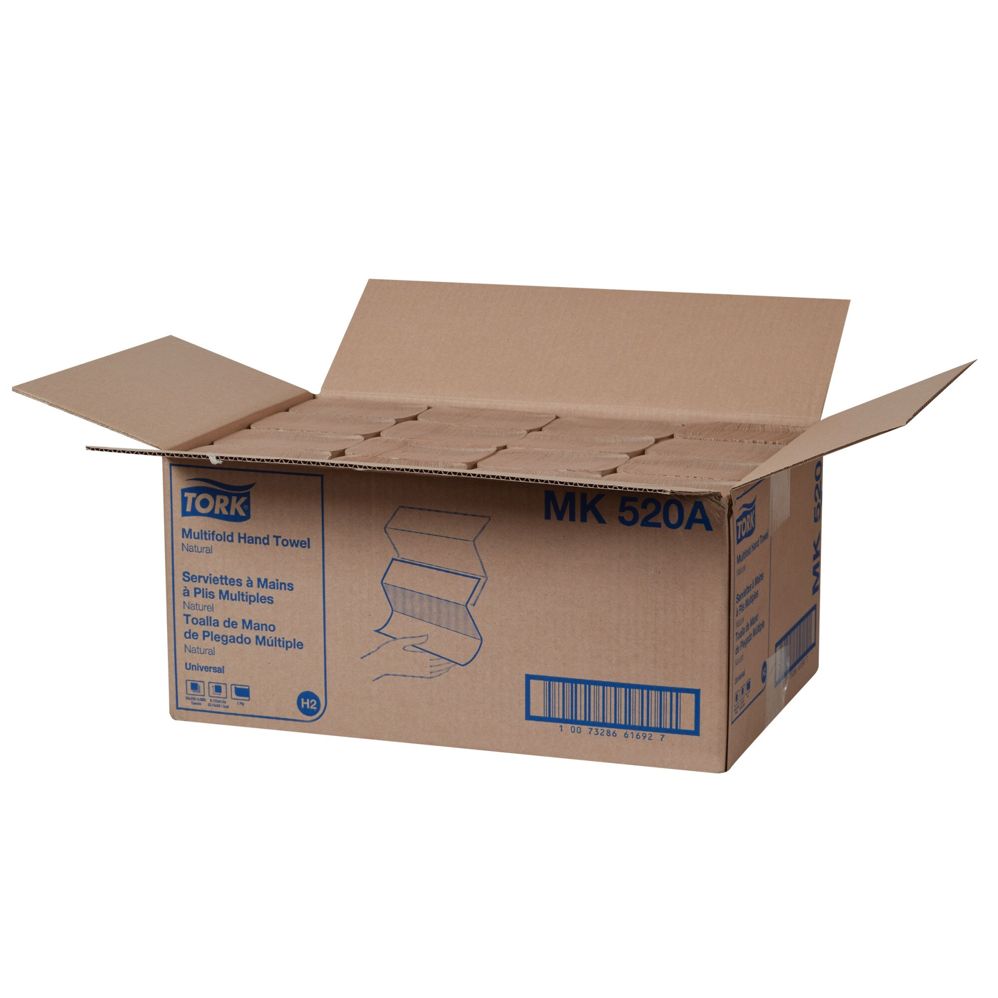 Tork Multifold Hand Towel Natural H2
