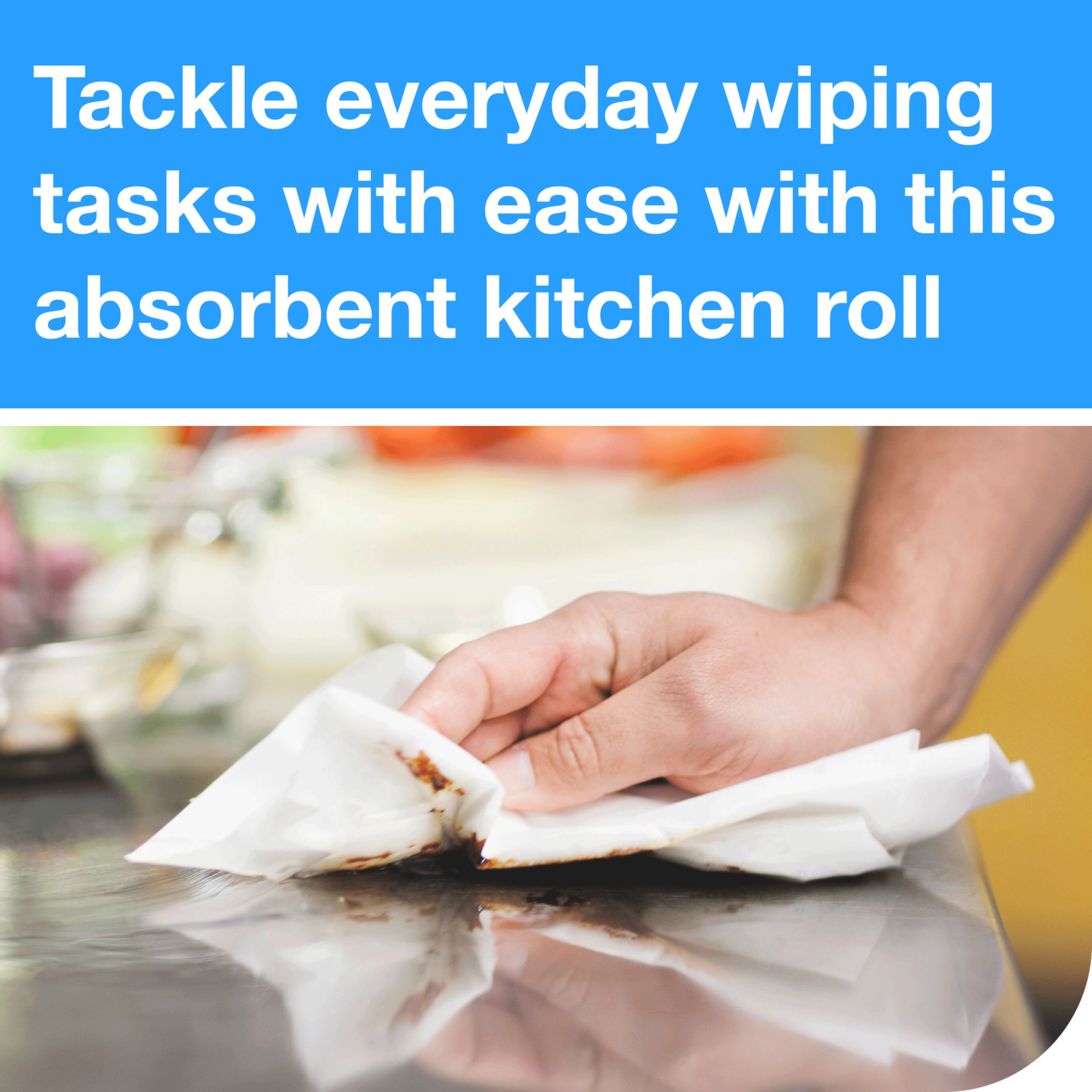 Tork Extra Absorbent Kitchen Paper Towel Roll White 3