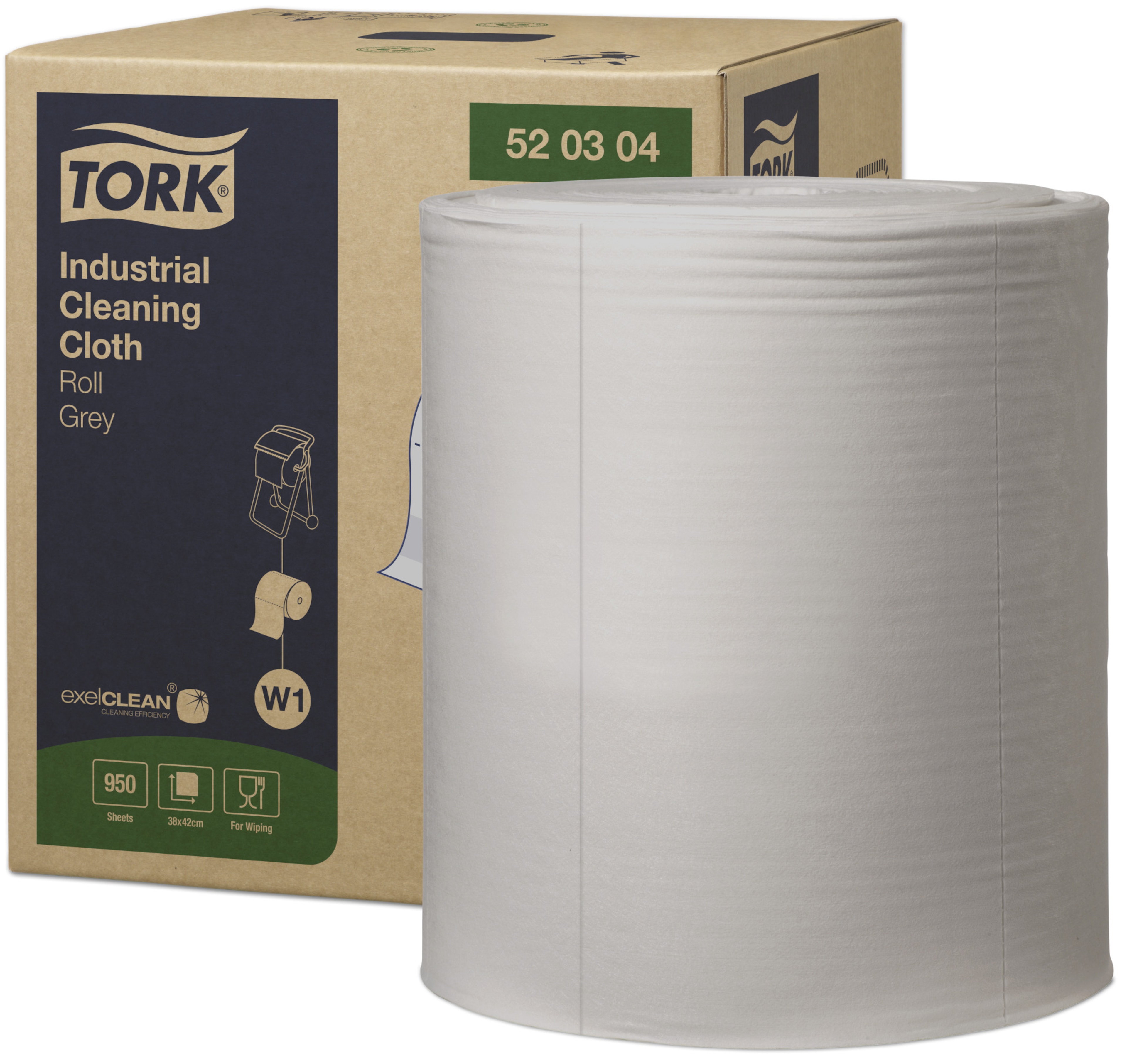 Tork Chiffon de nettoyage industriel gris W1