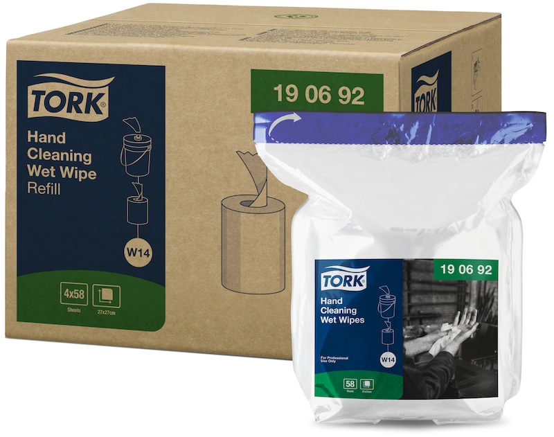 Tork Hand Cleaning Wet Wipes Refill
