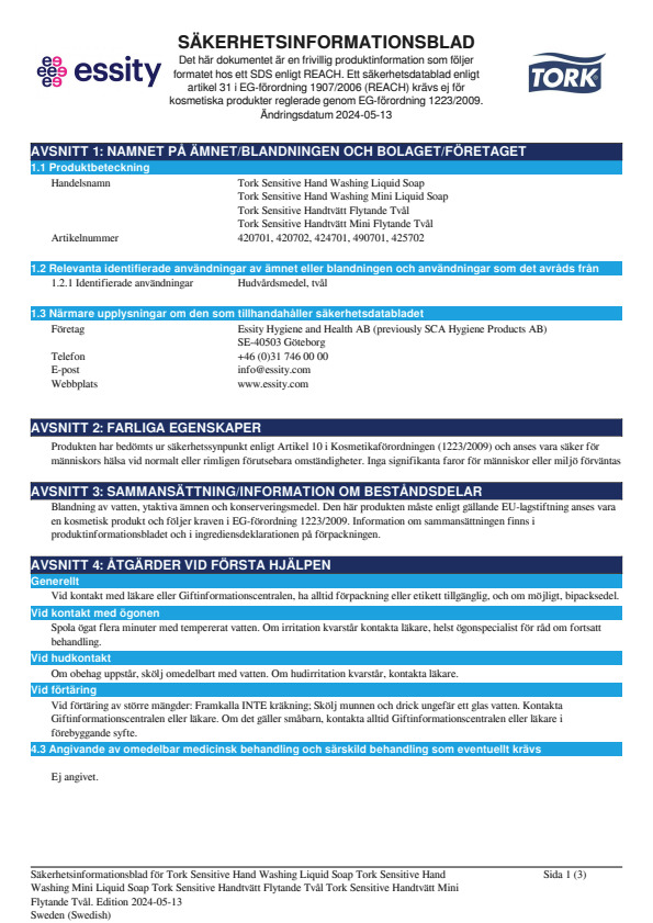 Safety Data Sheet