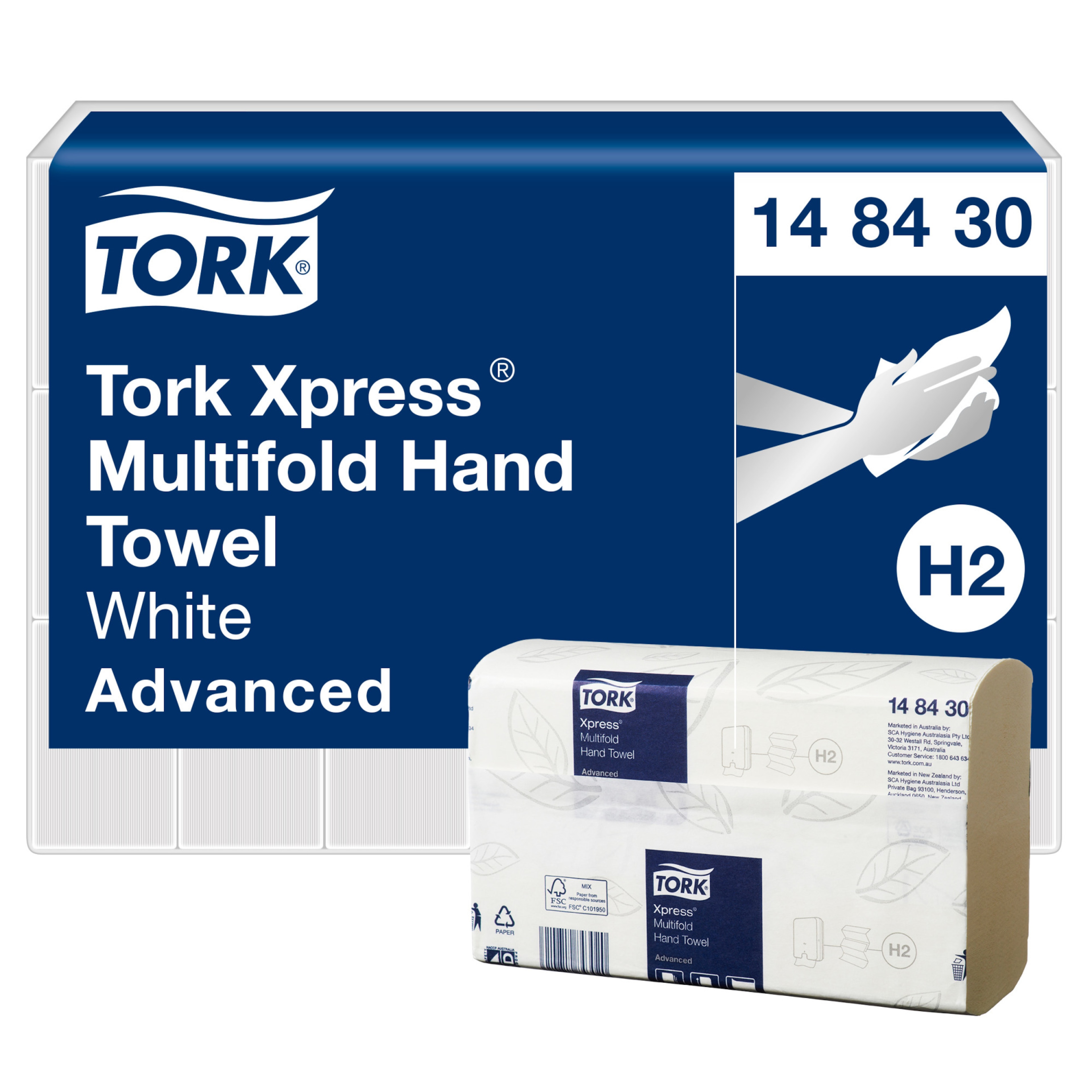 Tork®  Xpress® Multifold Hand Towel / Slimline Advanced