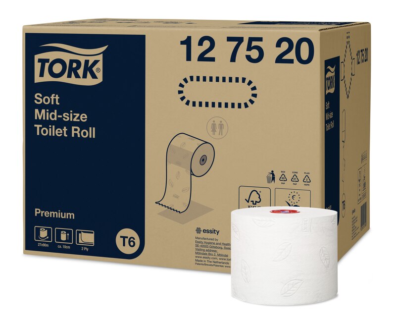Tork Mid-size Mjukt Toalettpapper, T6