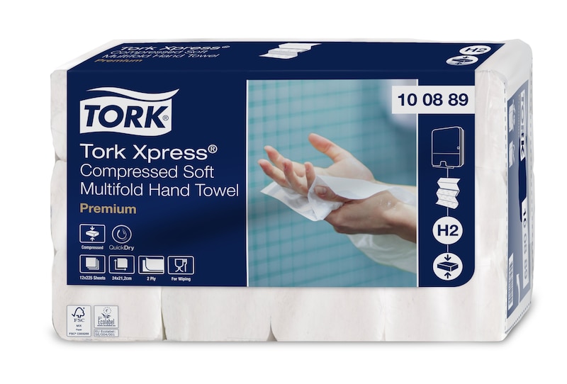 Tork Xpress® Gecomprimeerde Zachte Multifold Handdoek