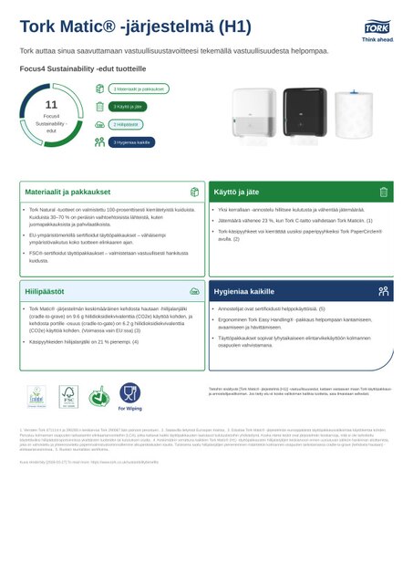 Vastuullisuustietosivu