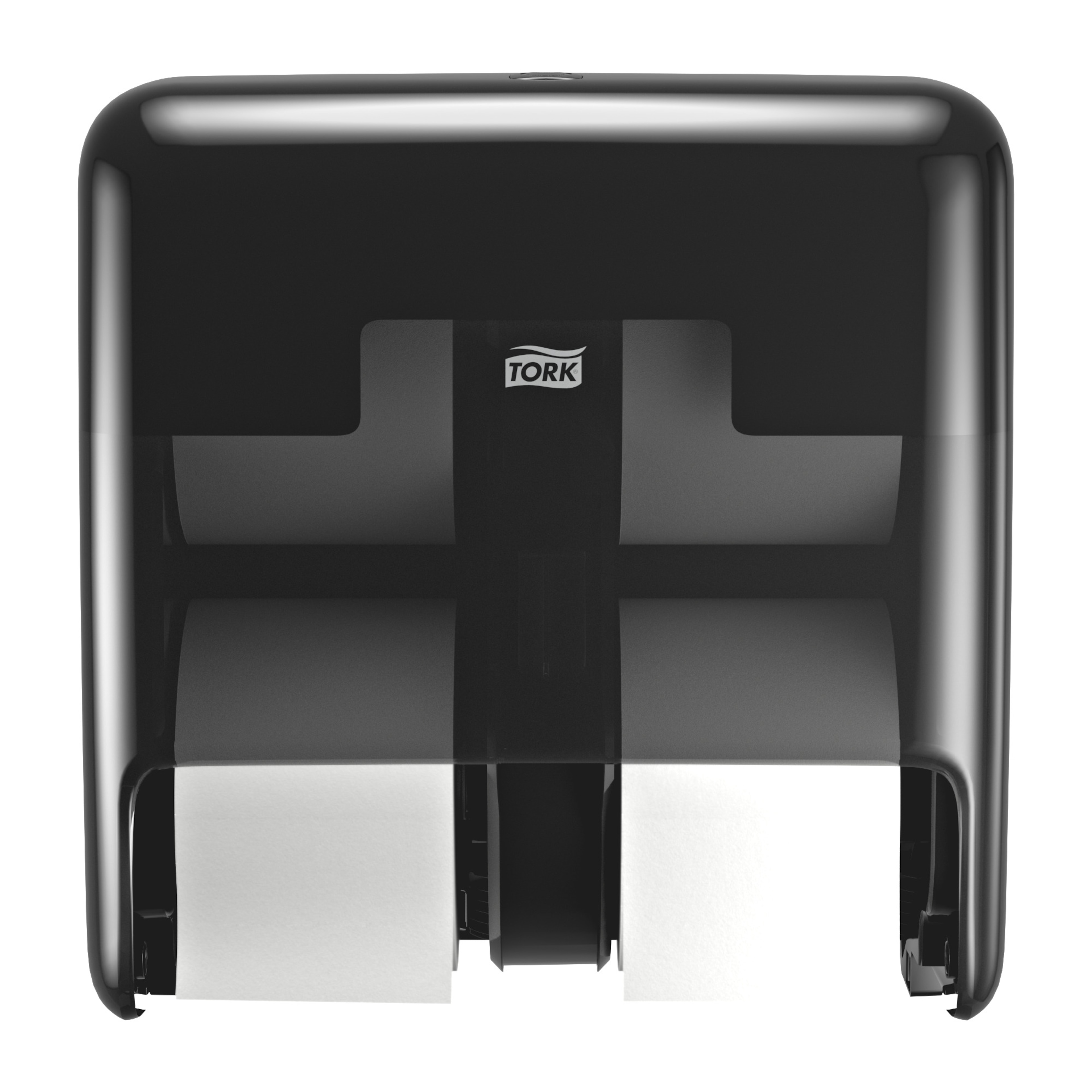 Tork OptiServe® 4-Roll Coreless Toilet Paper Dispenser Black T7/T5