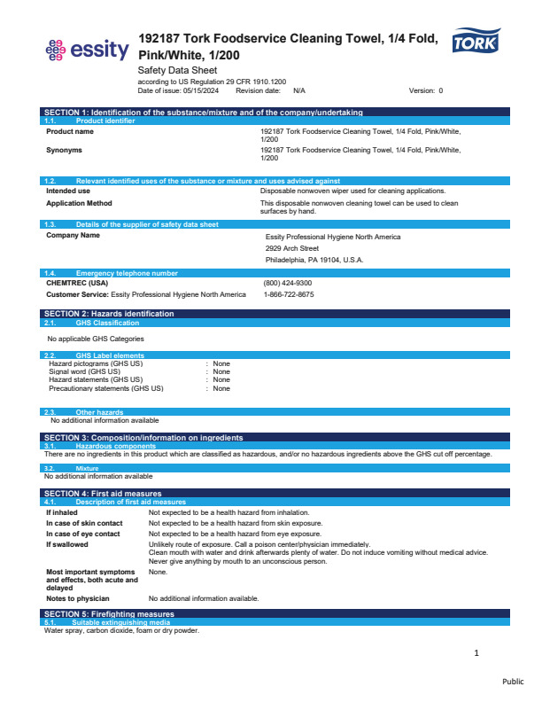 Safety Data Sheet