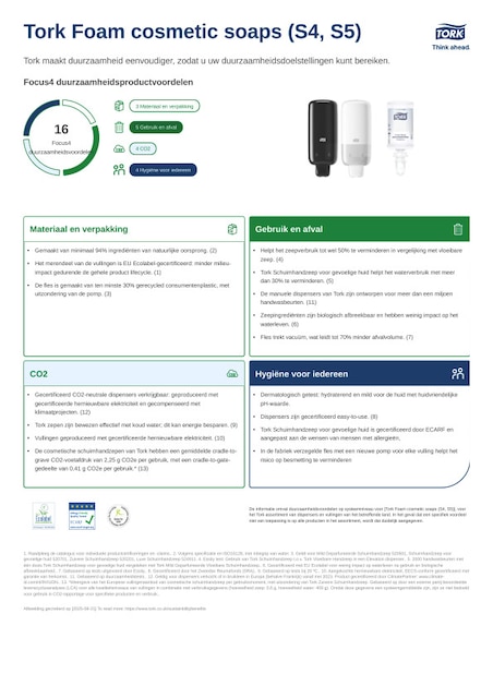 Sustainability-informatieblad