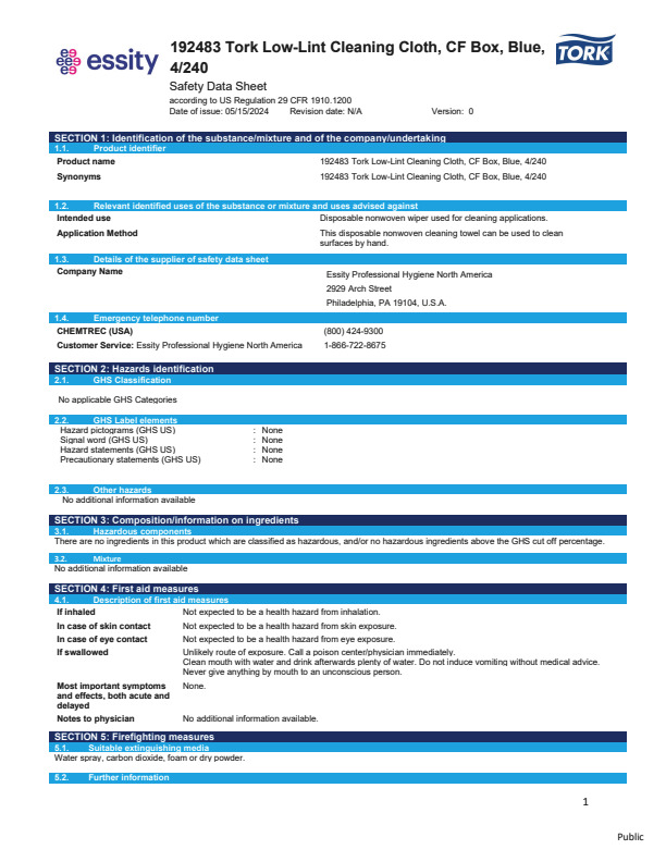 Safety Data Sheet