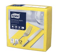 Tork Tovagliolo Dinner Soft giallo (piegato in 8)