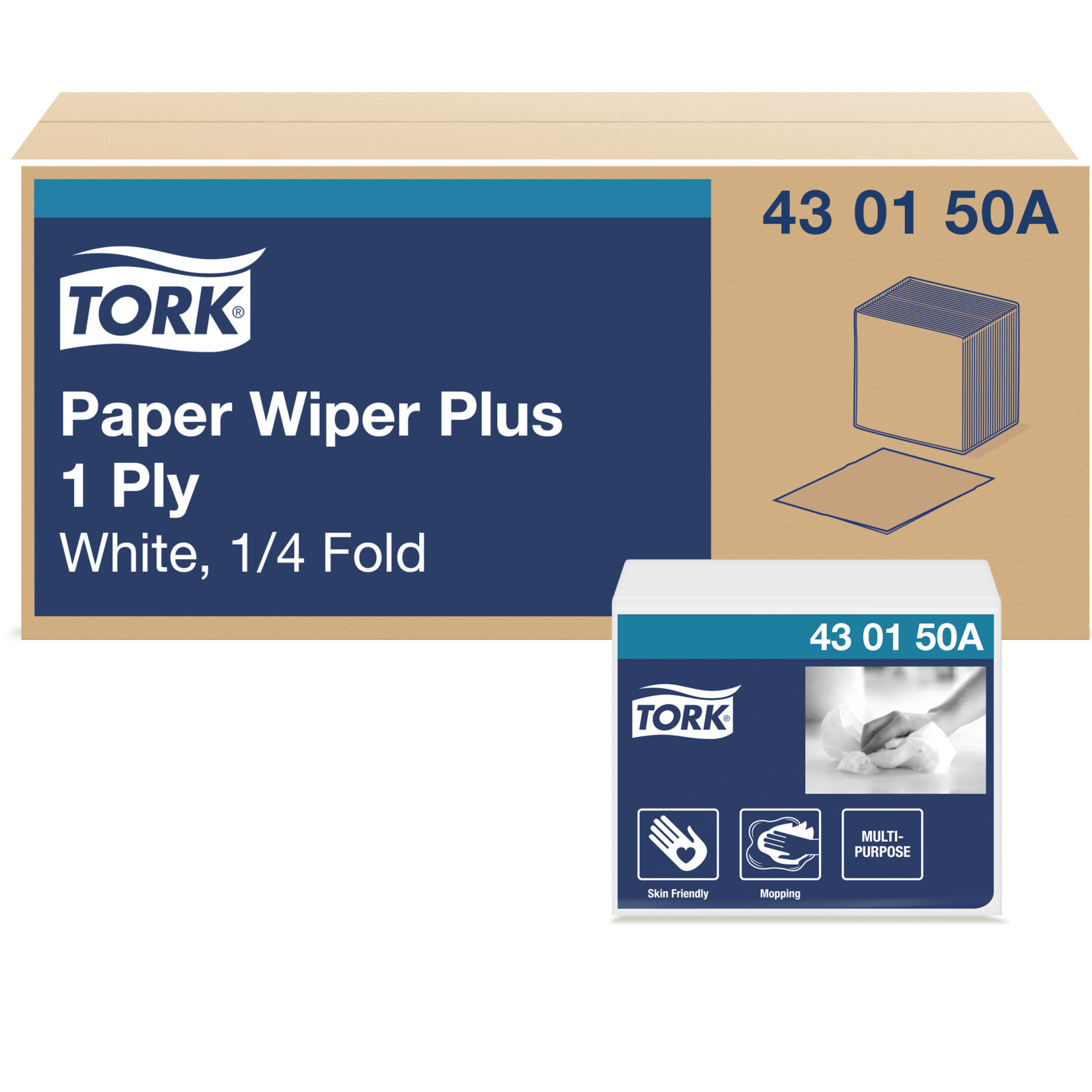 Tork Paper Wiper Plus White Self Dispensing