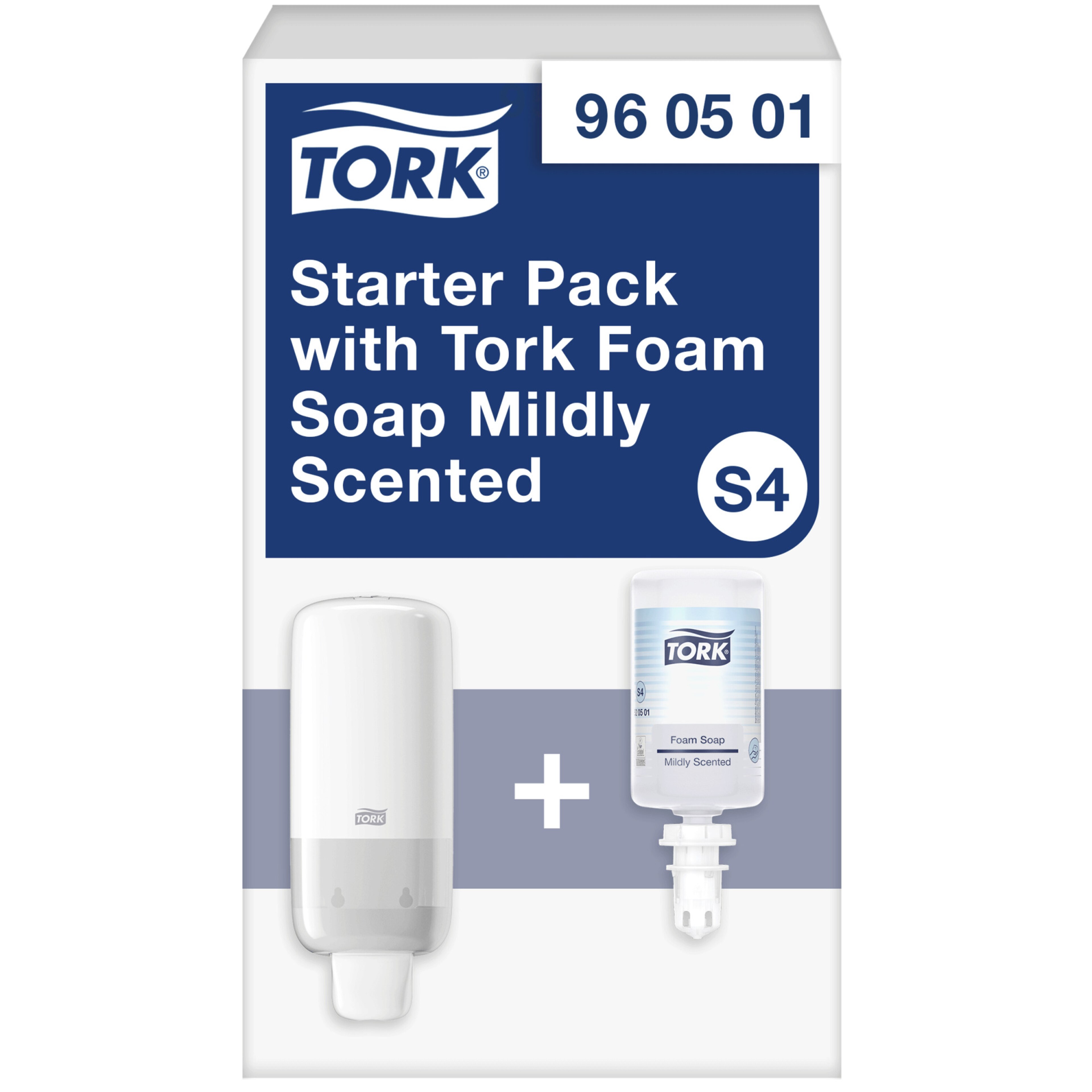 Tork Starter Pack con sapone a schiuma a profumazione delicata Tork