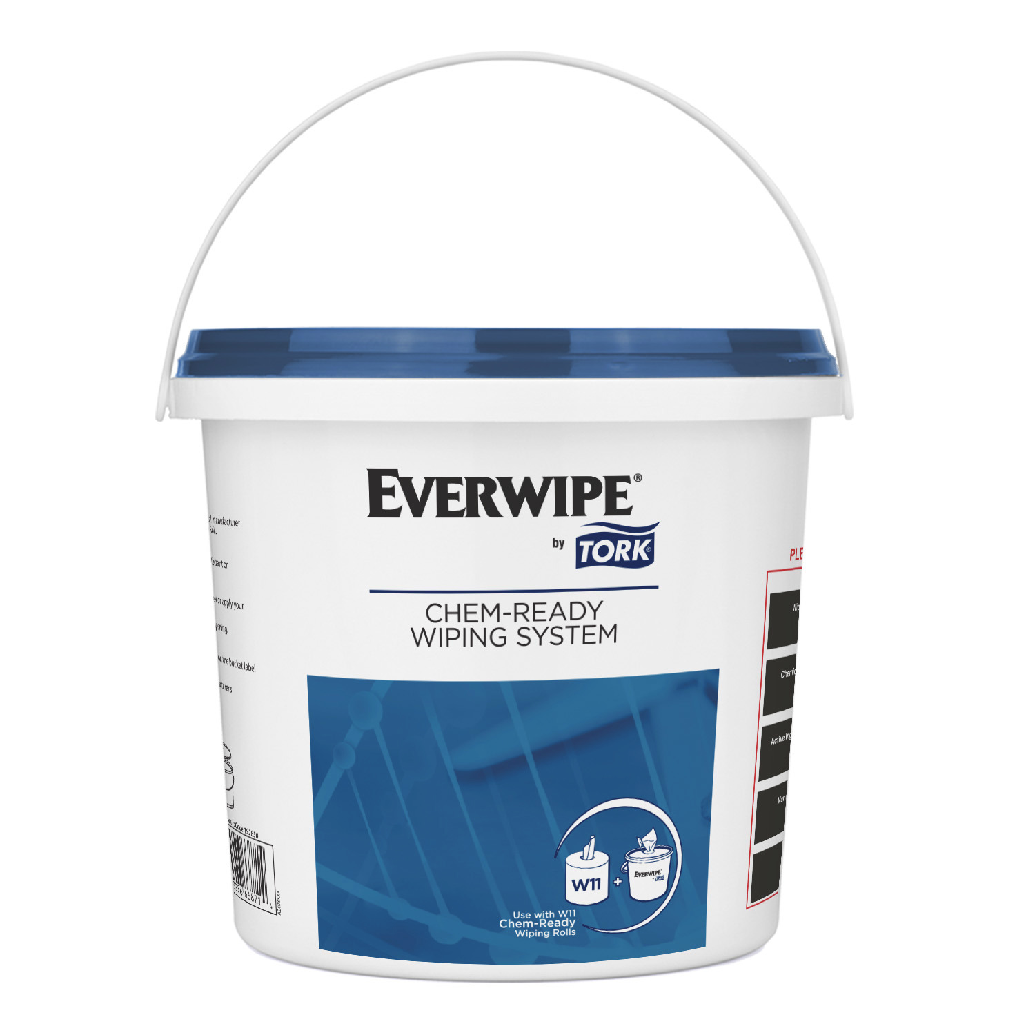 Everwipe by Tork Chem-Ready Buckets White 5/case