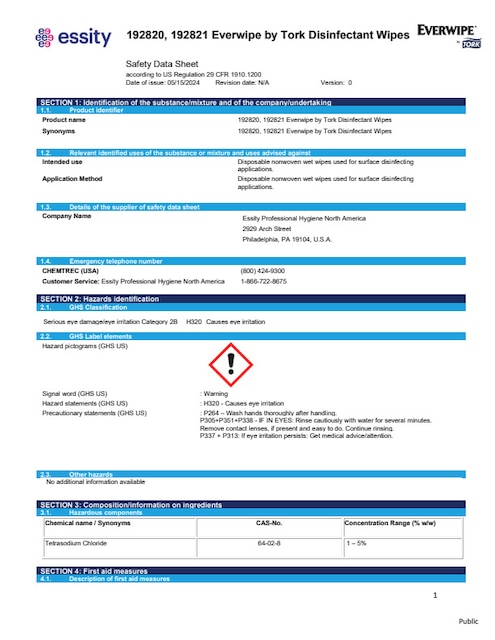 Safety Data Sheet
