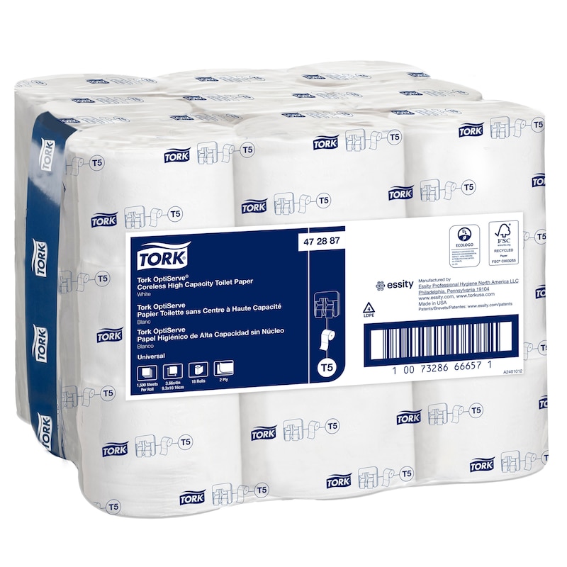 Tork OptiServe® Coreless High Capacity Toilet Paper - 2 ply