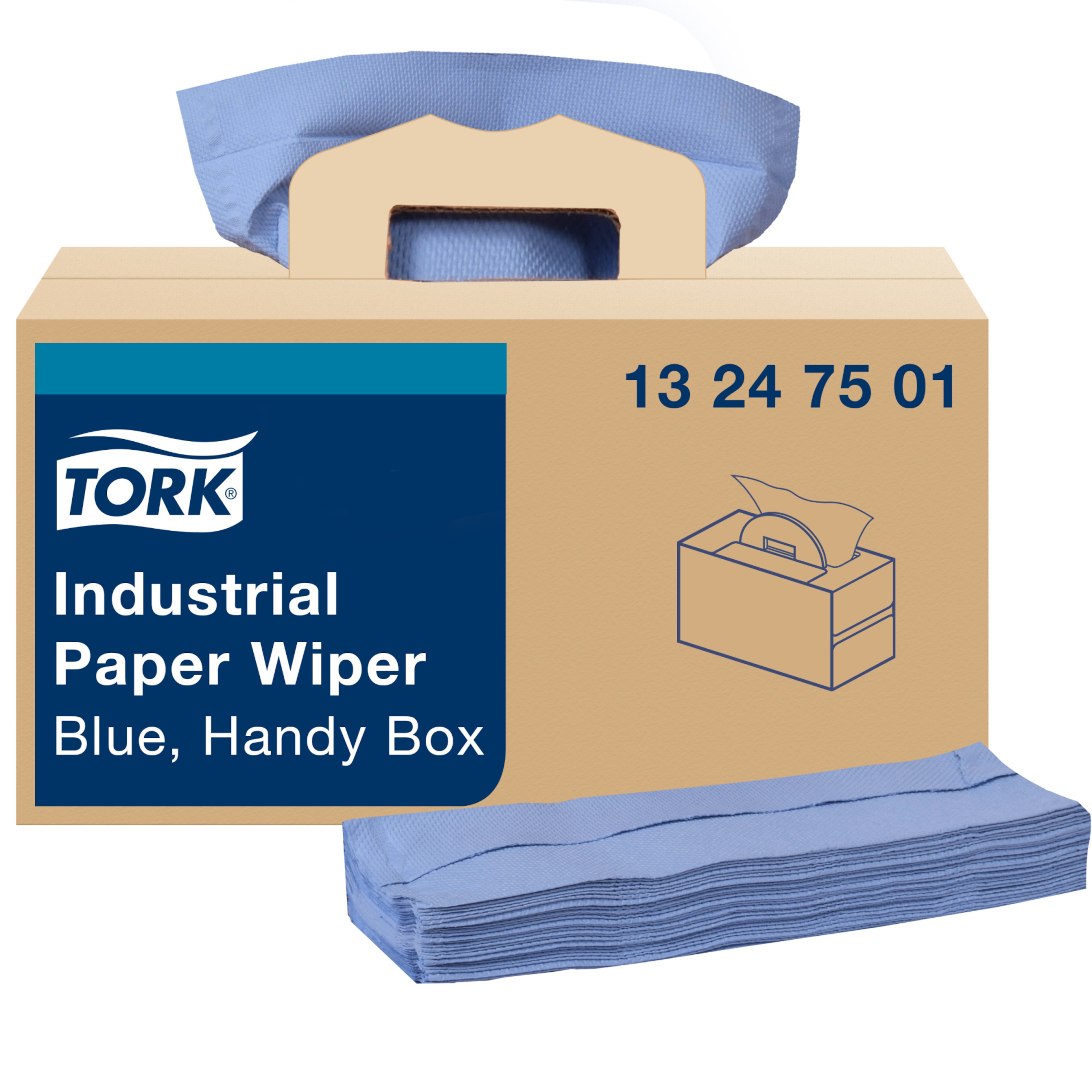 Tork Industrial Paper Wiper Handy Box W7