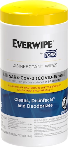 Everwipe® by Tork® Disinfectant Wipe Canisters