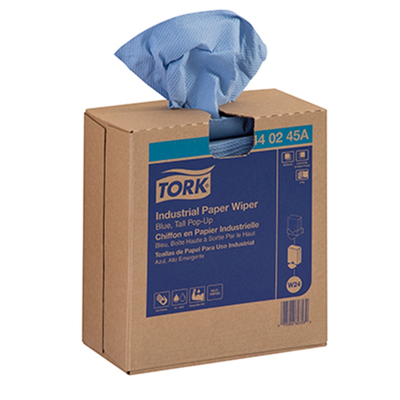 Tork Industrial Paper Wiper, Pop-Up Box