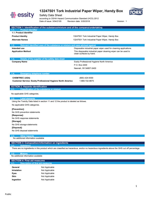 Safety Data Sheet