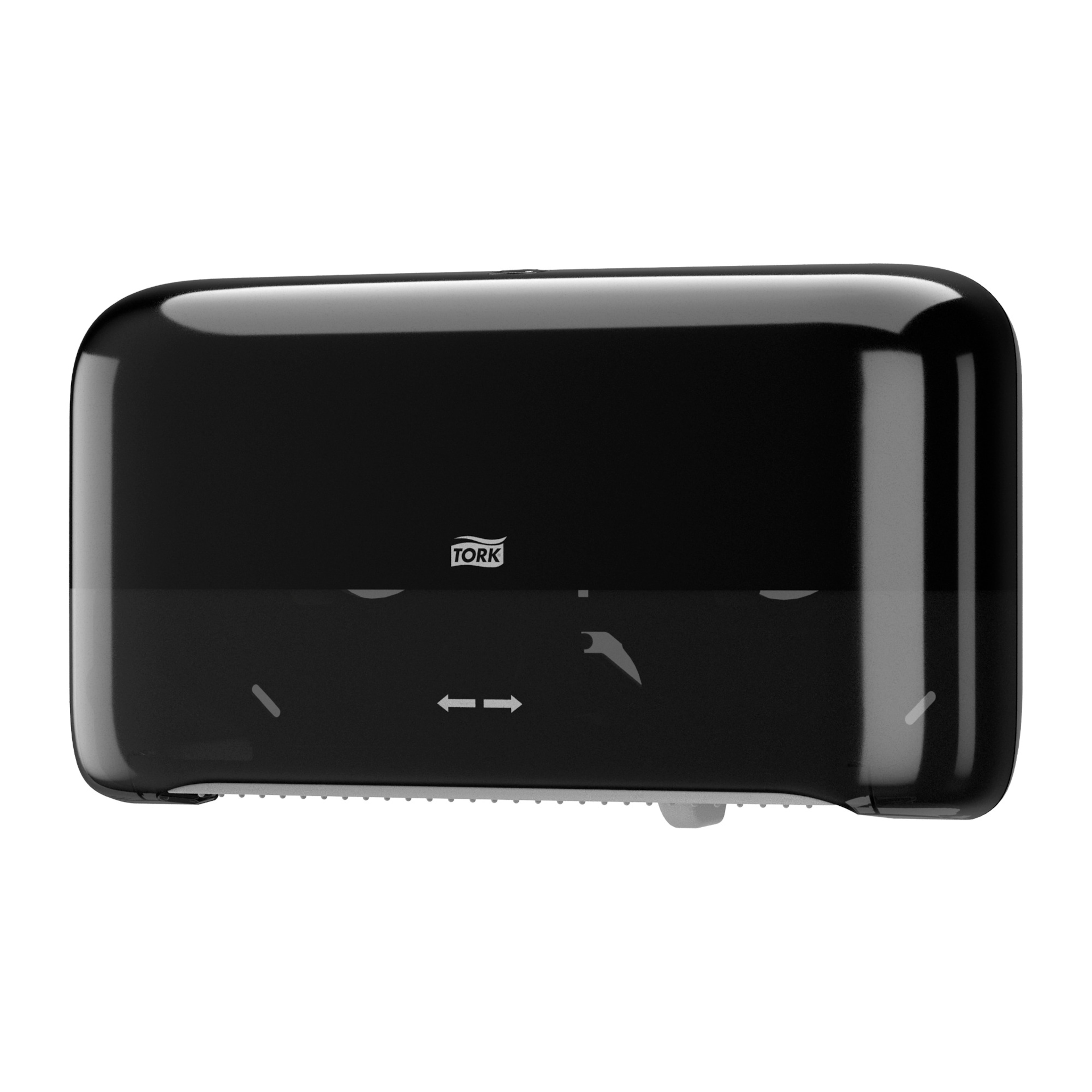 Tork Distributeur pour Papier toilette Mini Jumbo 2 rouleaux, Noir