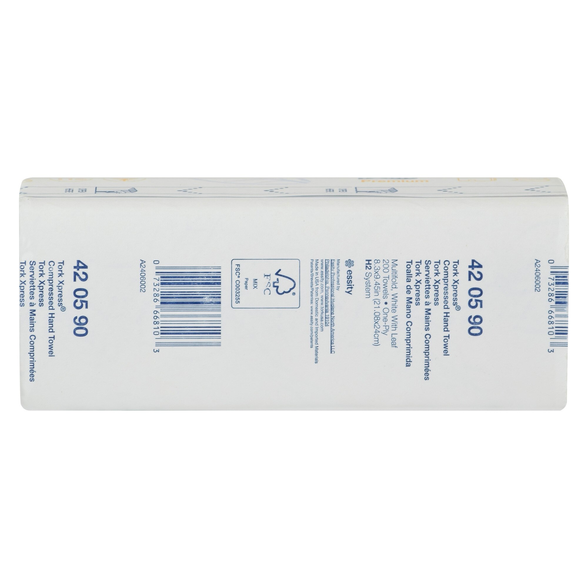 Tork Xpress® Compressed Multifold Hand Towel White H2