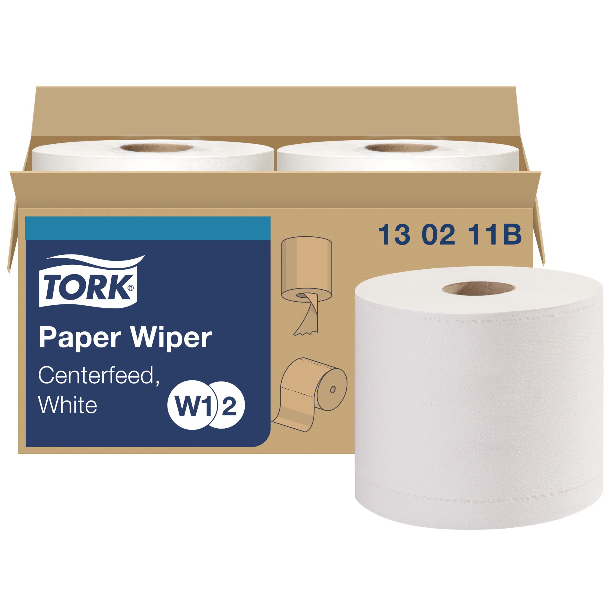 Tork Centerfeed Roll Dispenser Red and Smoke W2
