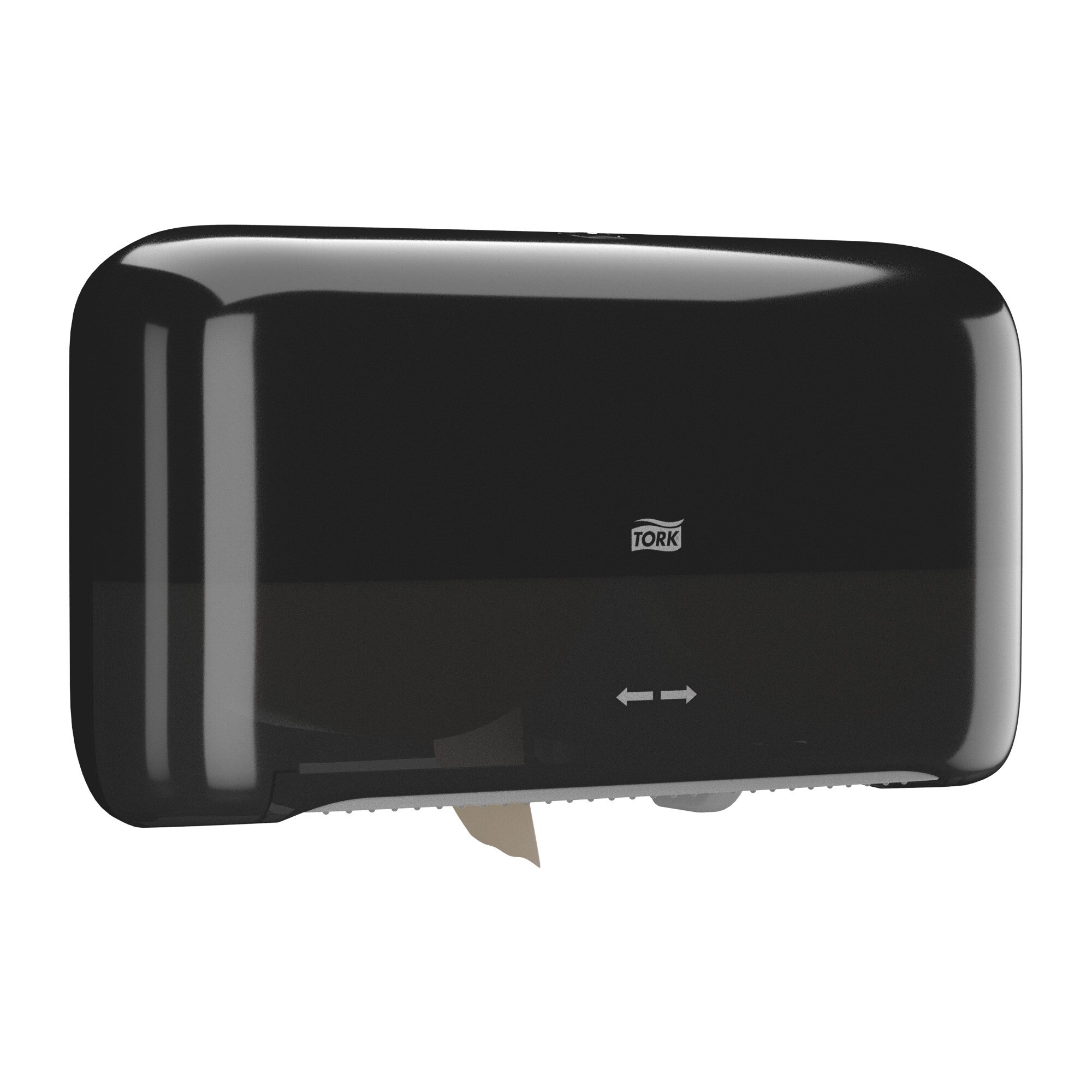 Tork Mini Jumbo 2-roll Toilet Paper Dispenser Black
