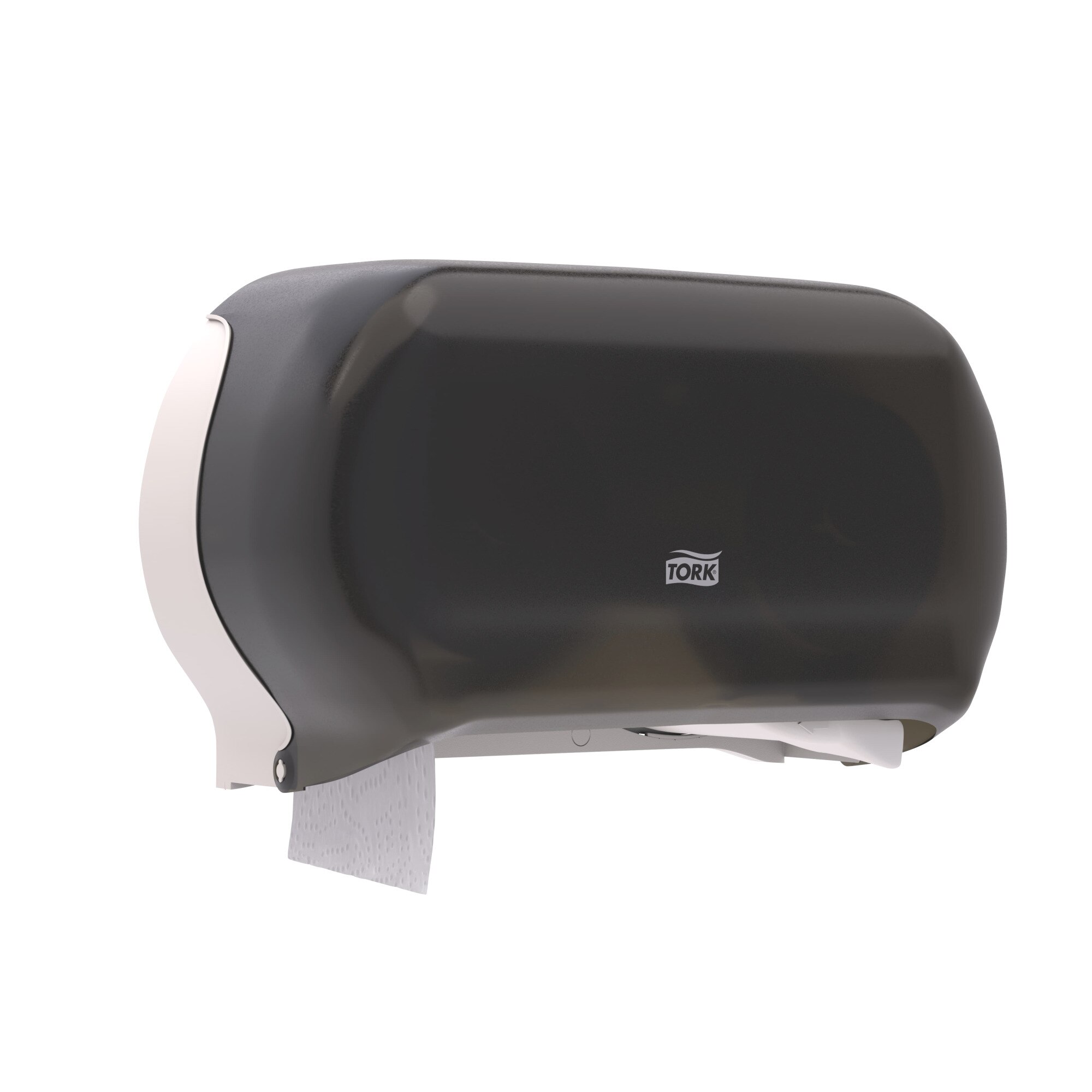 TWS ドフンラキドロ Tork Twin Jumbo Toilet Paper Roll Dispenser Smoke T22