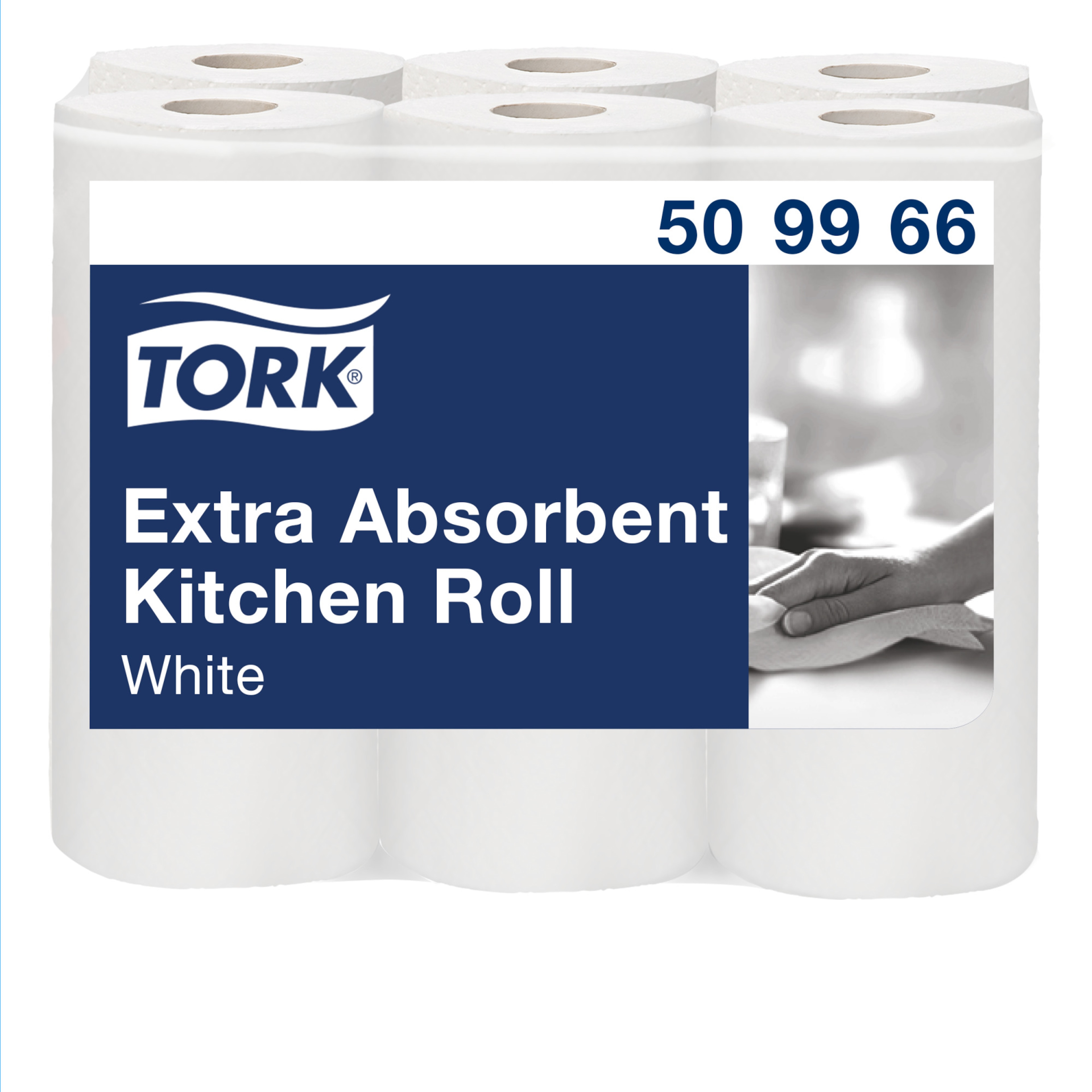 Tork Rotolo da cucina ultra-assorbente bianco