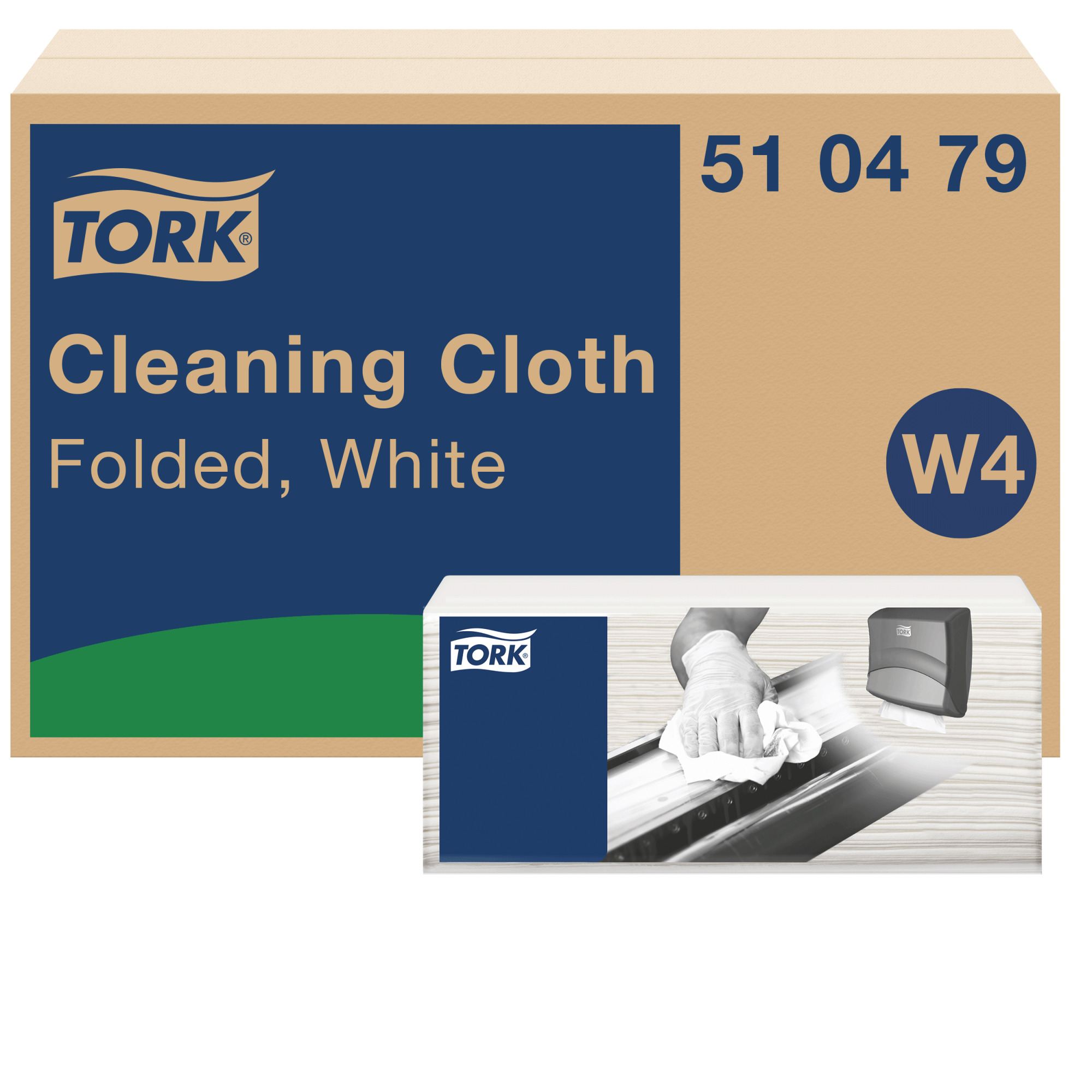 Tork Rengöringsduk Mjuk vit W4