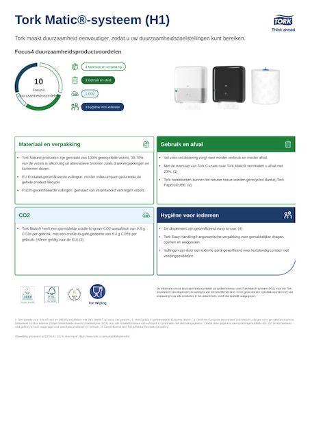 Sustainability-informatieblad