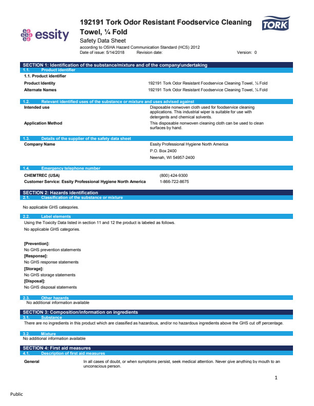 Safety Data Sheet