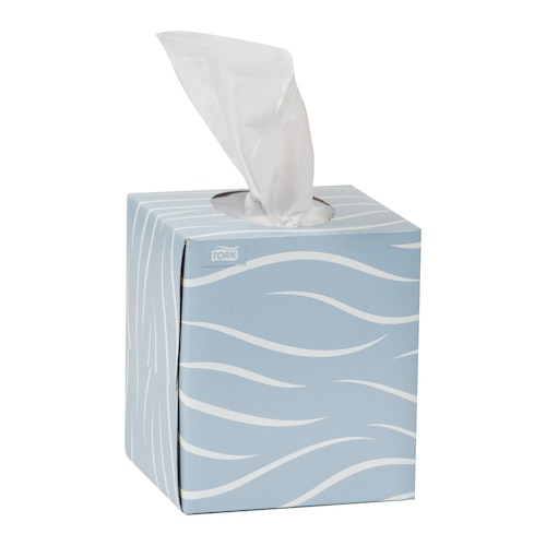 Tork Advanced Soft Facial Tissue Cube Box