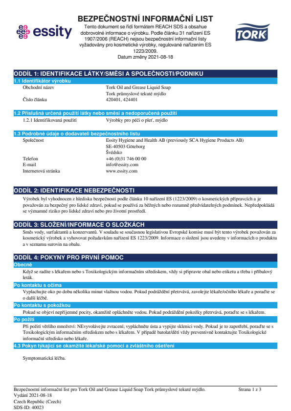 Safety Data Sheet