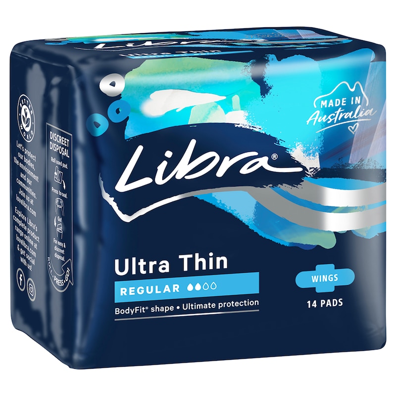 Libra Ultra Thin Regular Pads with Wings