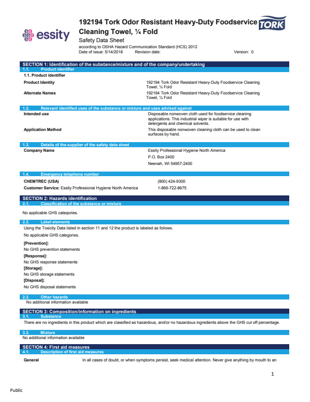 Safety Data Sheet