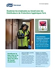 Un PDF expliquant comment soutenir les employées au travail en offrant des protections hygiéniques Tork.