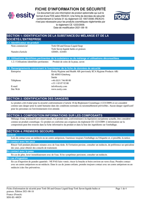 Safety Data Sheet