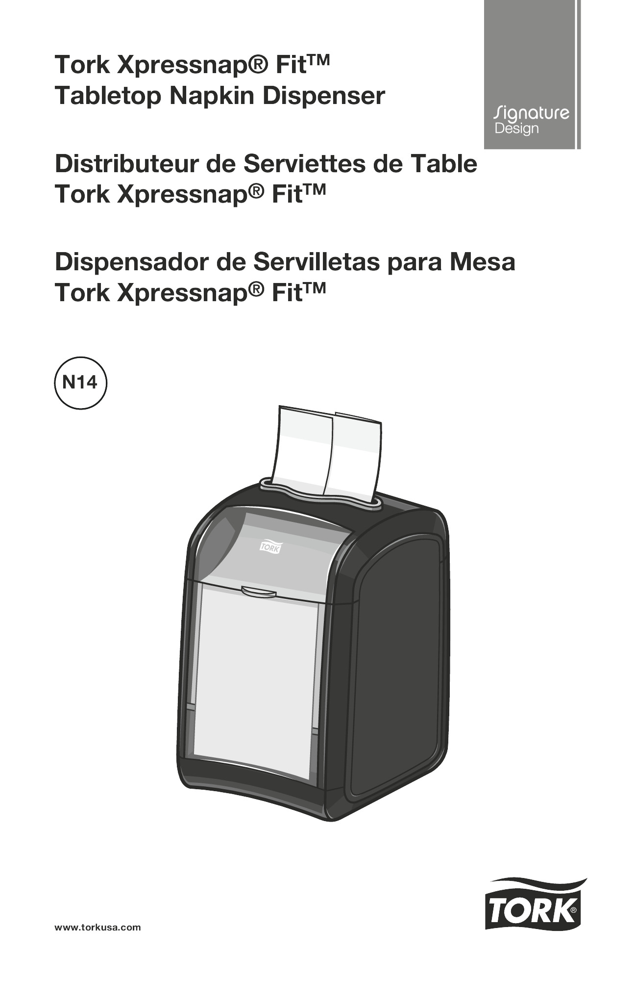 Servetdispenser Tork N14 Xpressnap Fit Signature Line Startpakket Zwart 962900 1399759 Servetdispenser Tork N14 Xpressnap Fit Signature Line Startpakket Zwart 962900 1399759