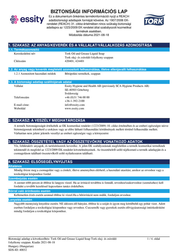 Safety Data Sheet